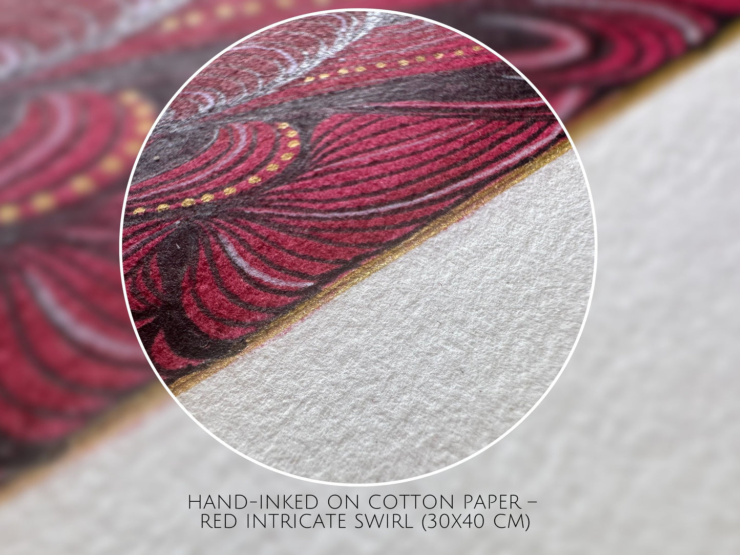 Burgundy Red Swirls